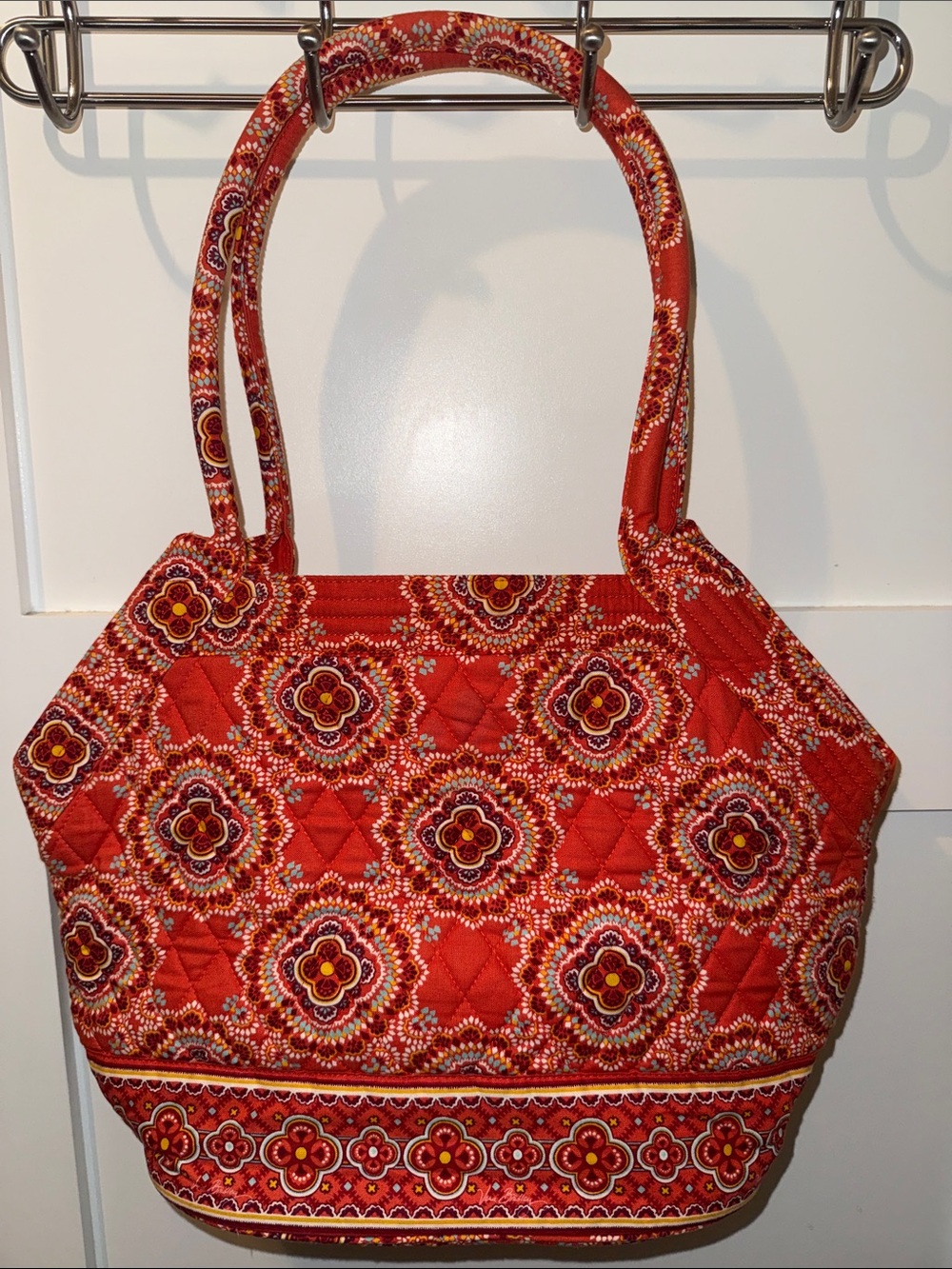 Vera Bradley Trapeze Tote in Paprika. Never Used